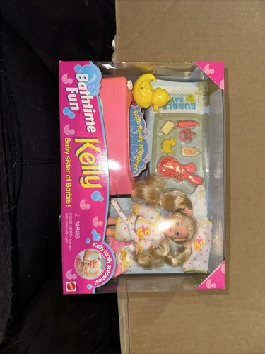 Vintage 1995 BATHTIME FUN SHELLY Doll Baby Sister of Barbie #14552 Tub NEW NRFB
