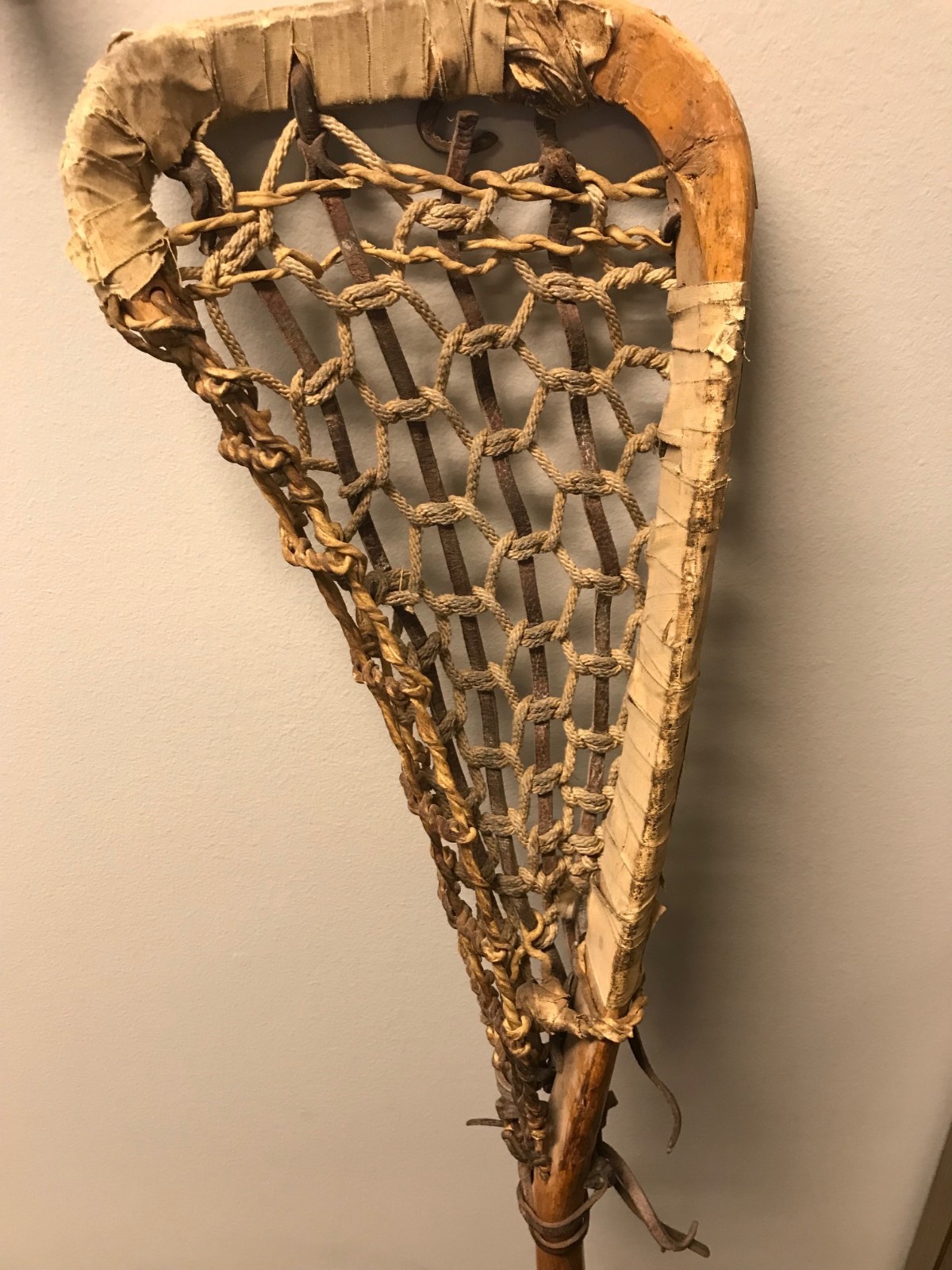 Vintage Wooden LACROSSE Stick. 48