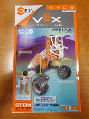 Hexbug Vex Robotics Mech Loader Explorer Build Genius 60+ Pieces Ages 6+ E14A