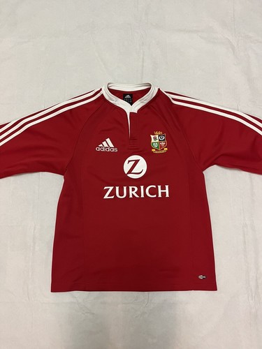 British Lions Adidas Zurich New Zealand 2005 Tour Red Rugby