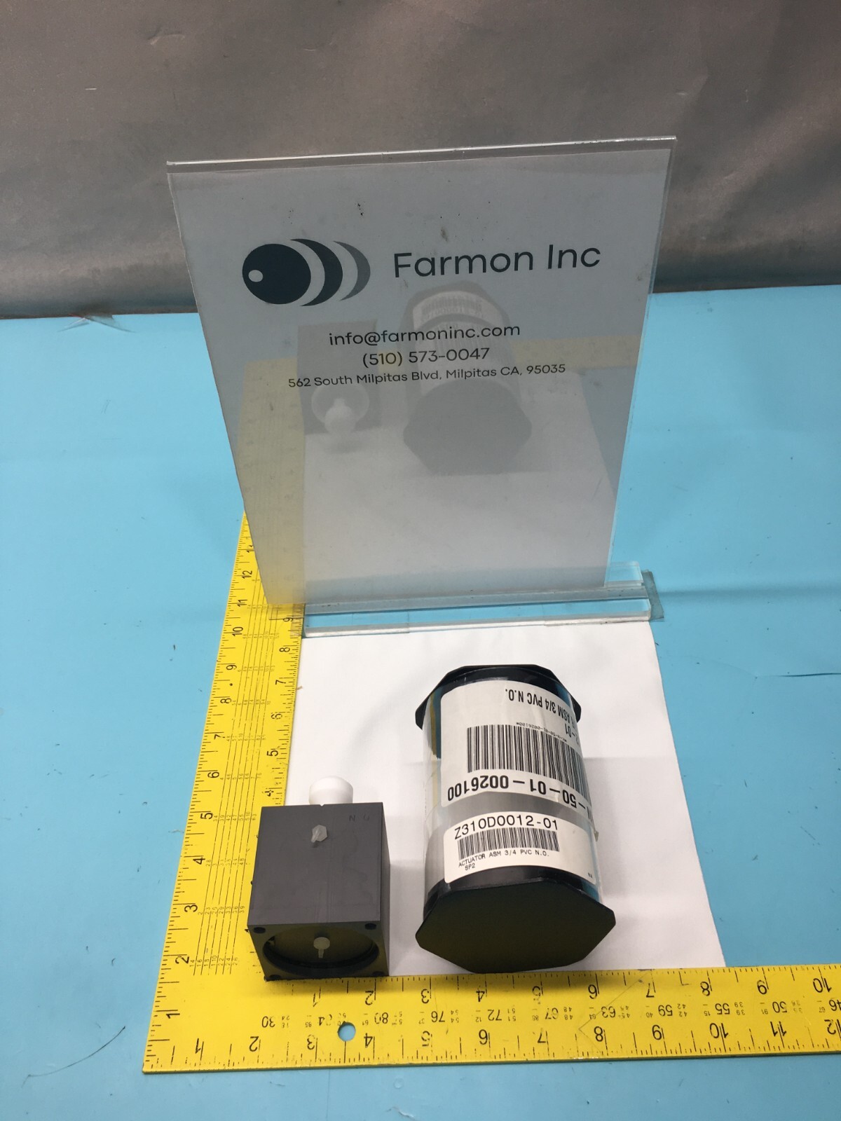 Semitool 310D0012-01 Actuator ASM 3/4 PVC N.O., 154429