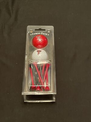 Texas Tech University TTU Red Raiders Combo Pack 2 Golf Balls and 12 Tees