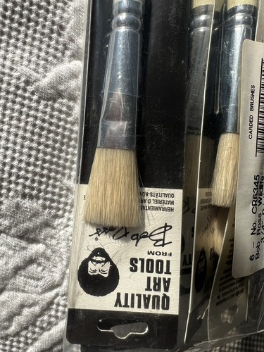 Bob Ross - Martin/F. Weber Wildlife and Floral Brushes five packs of 6