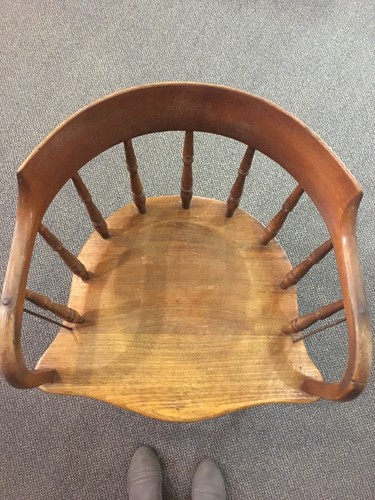 Antique Barrel Back Arm Chair