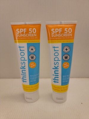 Lot Of 2 Thinksport, Sunscreen, SPF 50, For Kids, 3 fl oz (89 ml)