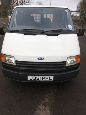 MK3 FORD TRANSIT VAN 1.6 PETROL 49033 miles WHITE 2-OWNERS LOVELY EXAMPLE