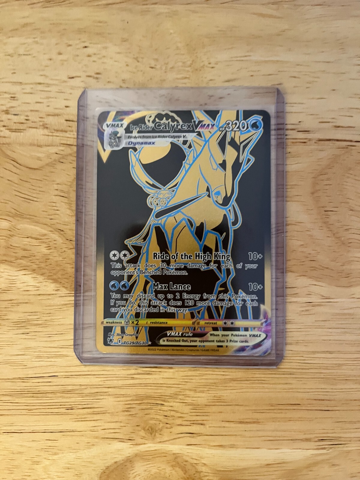 Ice Rider CALYREX VMAX TG29/TG30 -GOLD ASTRAL RADIANCE