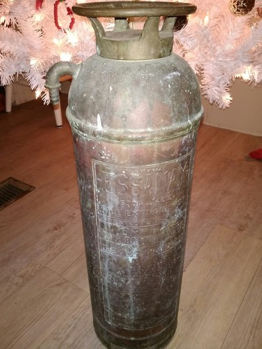 Vintage essanay fire extinguisher
