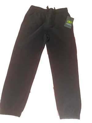 Athletic Works Boys size M 8 Active CORRE Fleece Sweatpants BOTTOMS BLACK