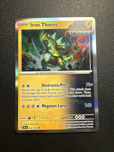 Iron Thorns ポケモンカード 140 HP Iron Moth 009/064 Uncommon Shrouded Fable Pokemon Card - NM