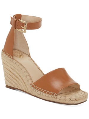 

VINCE CAMUTO Женские бежевые кожаные туфли на танкетке 1/2 дюйма Maaza 7,5 м, Бежевый, VC-MAAZA