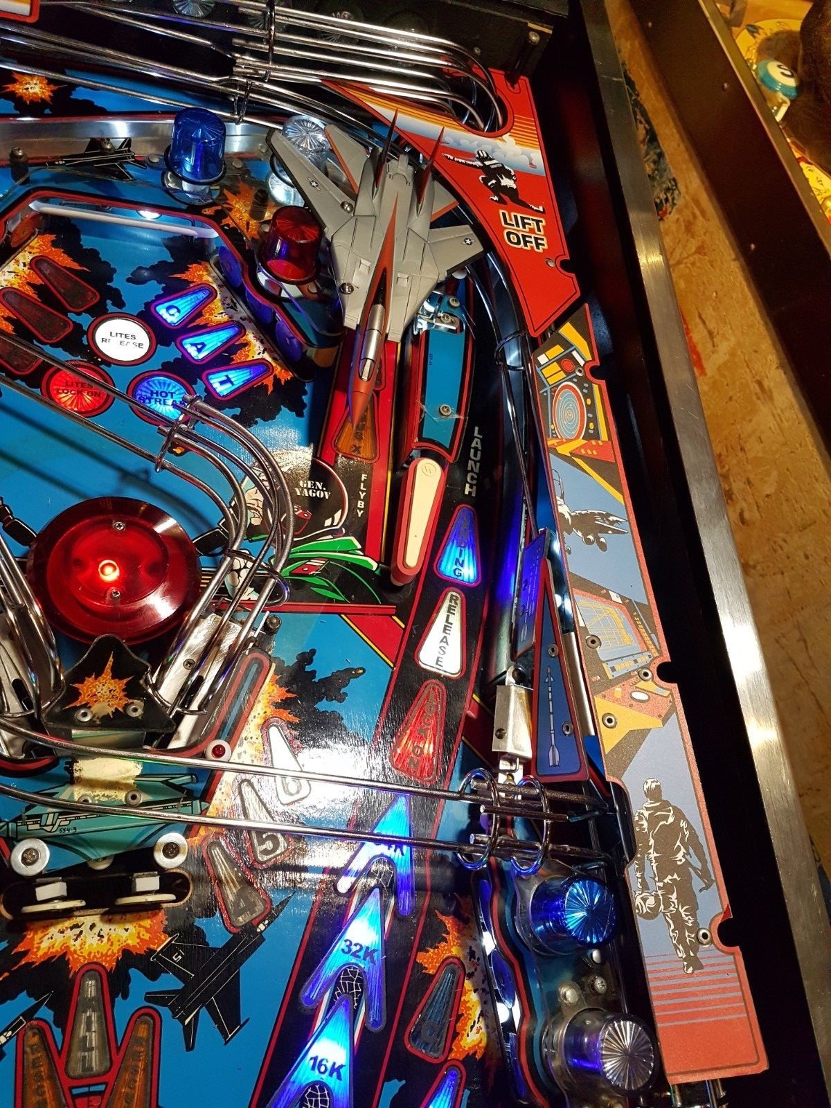 Williams F-14 Tomcat Pinball Decals Mod - Yagov and Lift Off Stickers set