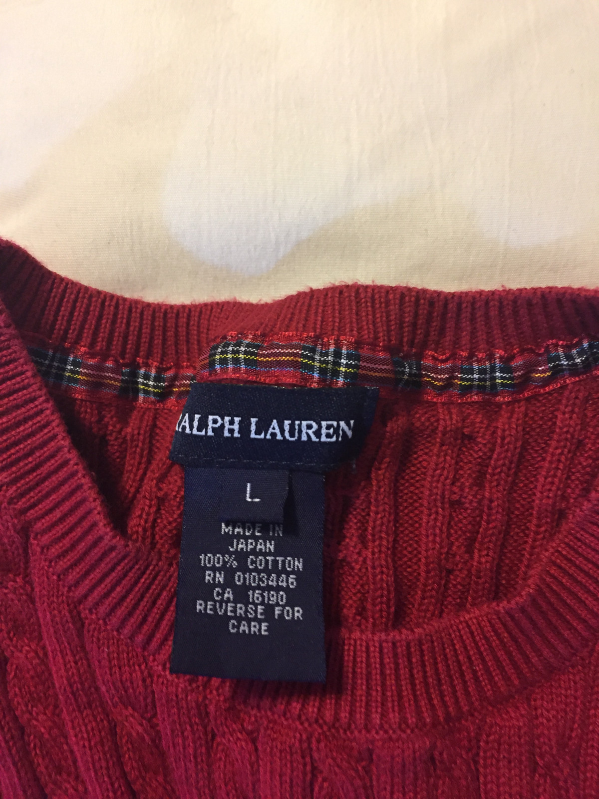 YOUTH TODDLER POLO RALPH LAUREN CABLEKNIT SWEATER VEST SIZE LARGE