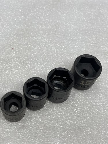 SK Tools 1/4" Drive, 6 Point, Metric 11 Piece Impact Socket Set, 5-15mm USA Made