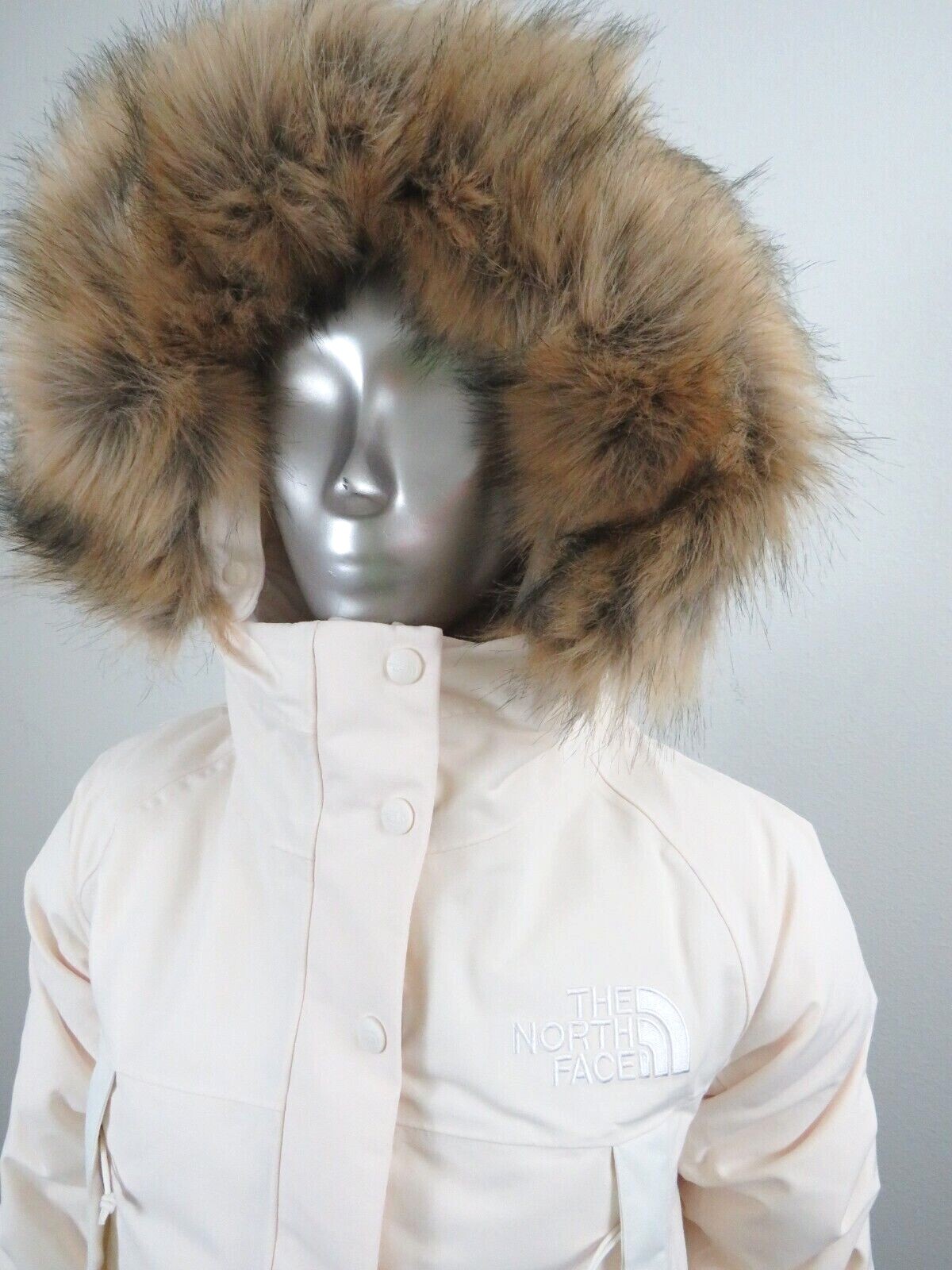Pre-owned The North Face Womens  Outer Boroughs 550-down Warm Parka Jacket - White