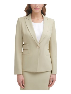 

Женский деловой пиджак бежевого цвета DKNY, Бежевый, UF1J7231