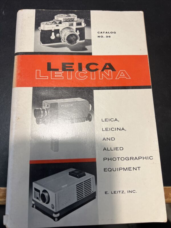 Leica Leicina Catalog No. 36 Vintage 1961 Original Products Prices E. Leitz