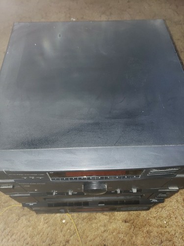 Fisher TAD-992 5-Disc CD Changer/ Dual Cassette Receiver tuner stereo.