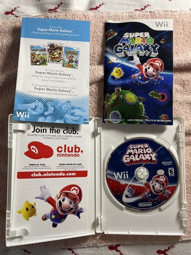 Super Mario Galaxy (Nintendo Wii, 2007) - Complete & Tested
