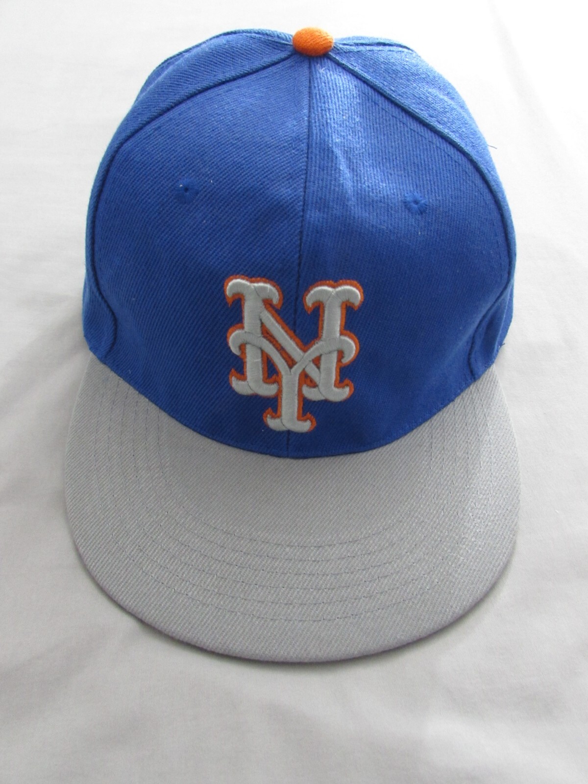 Vintage 90s New York Mets Hat Snapback Wool Cap MLB Logo 80s