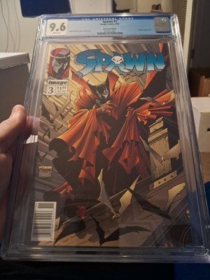 Spawn 3 newsstand variant! CGC 9.6 white pages! Low print run newsstand! Hot!