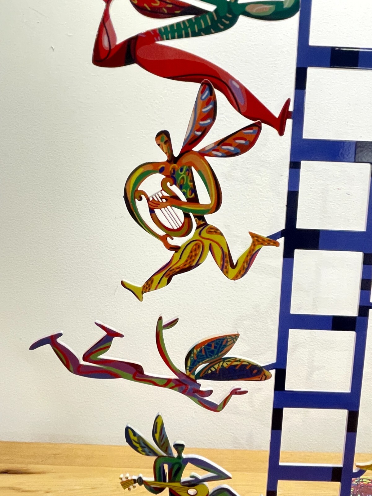 David Gerstein handmade Pop art Metal Modern Art Sculpture " Jacob's ladder "