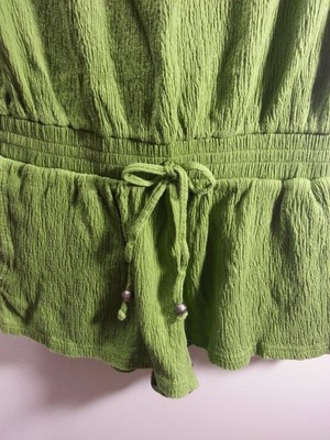 ENERGIE Women's Green Rompers - Sz S