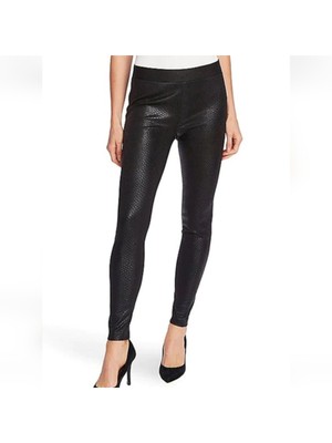 Женские черные коктейльные обтягивающие леггинсы VINCE CAMUTO с животным принтом XXL