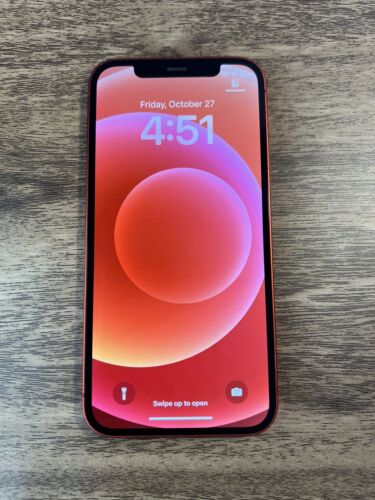 Corotos  iPhone 12 64GB Rojo (Product) impecable, Desbloqueado, Clean imei  $ 22,500 NEG