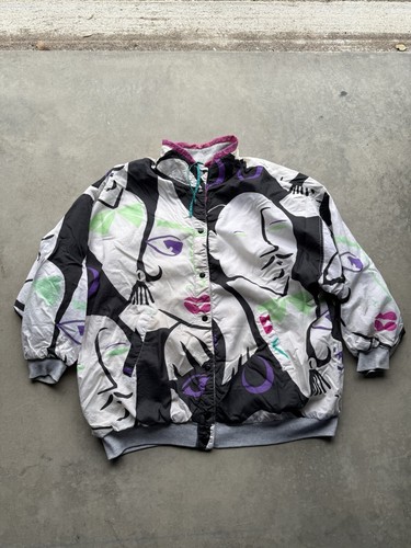 【リバーシブル】vintage reversible jacket Vintage Reversible Adidas Windbreaker Jacket – Frankie