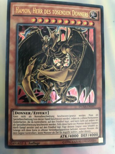 YU-GI-OH, HAMON, HERR DES TOSENDEN DONNERS 1 Auflage. DUSA-DE097