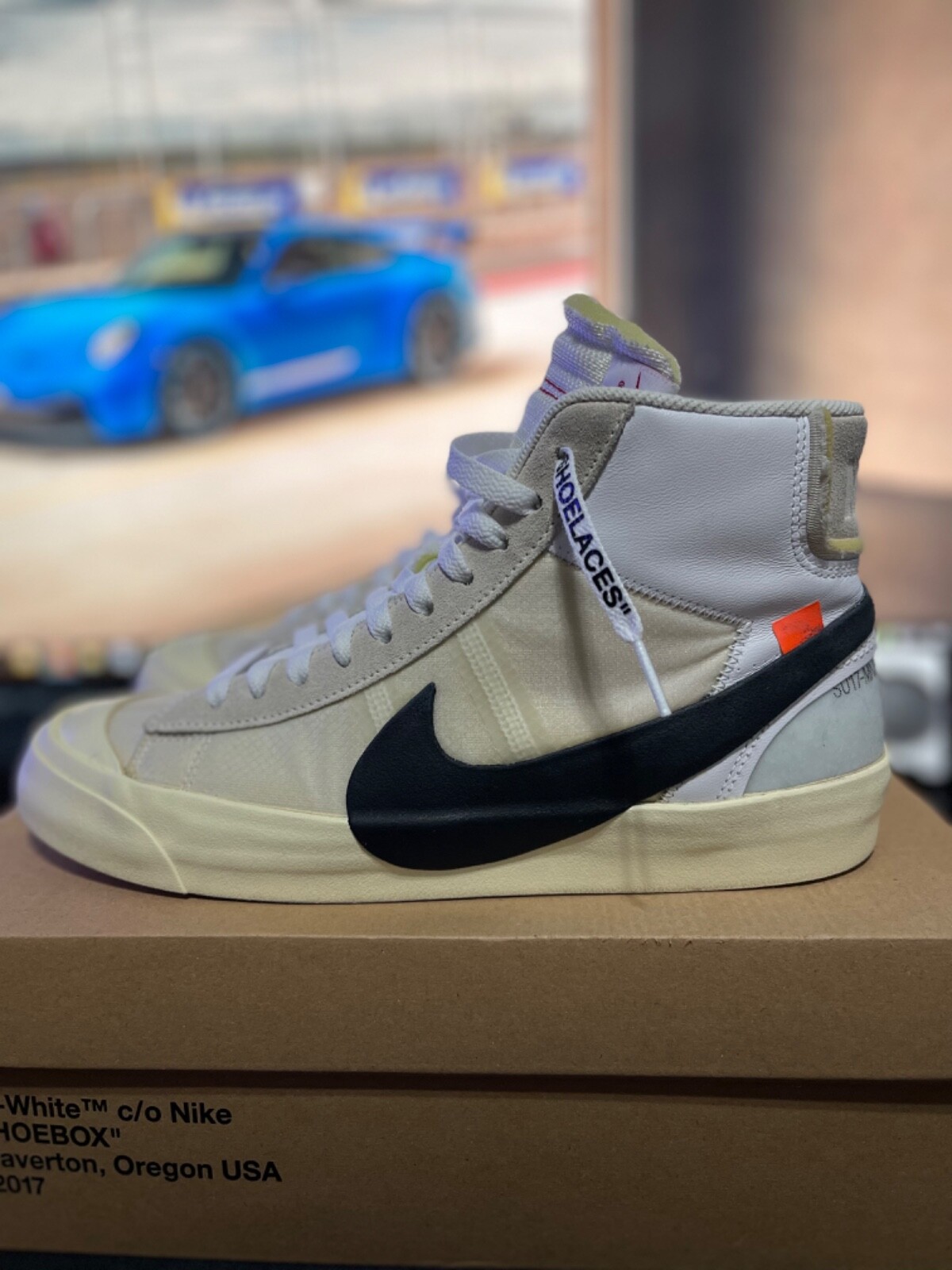 Nike Blazer Mid x OFF-WHITE The Ten AA3832-100 Size 10 Nike Blazer Mid x OFF-WHITE The Ten AA3832-100 Size 10