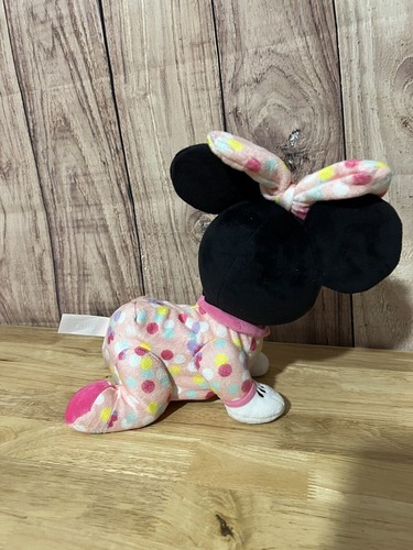 Disney Baby Minnie Mouse Touch N Crawl Plush Toy Crawling Sing Talk Just Play