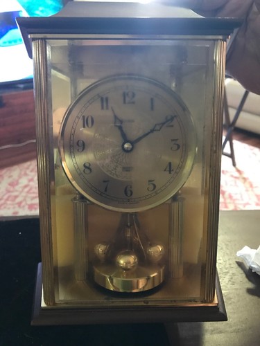 Vintage NOS Bulova Anniversary Quartz Wall Clock Germany Battery One Jewel #2