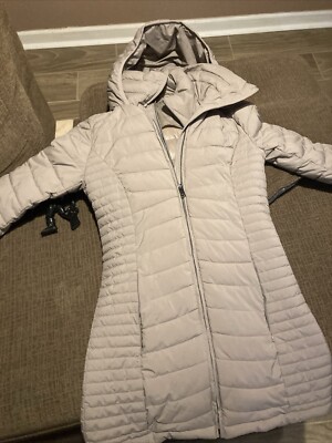 DKNY Women's  Down Fill Hooded Puffer Coat Jacket - Size Xsmall