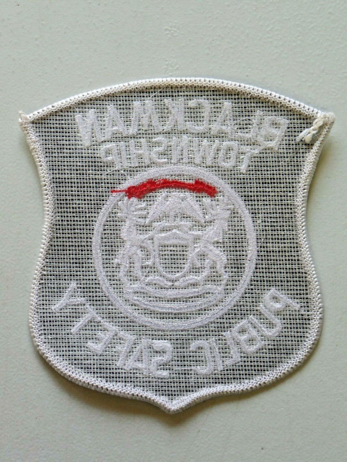 Vintage Blackman Township Public Safety Patch Michigan Embroidered Unused 4375