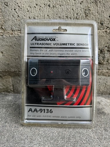 Audiovox Ultrasonic Volumetric Sensor AA-9136 Auto Security remote alarm system