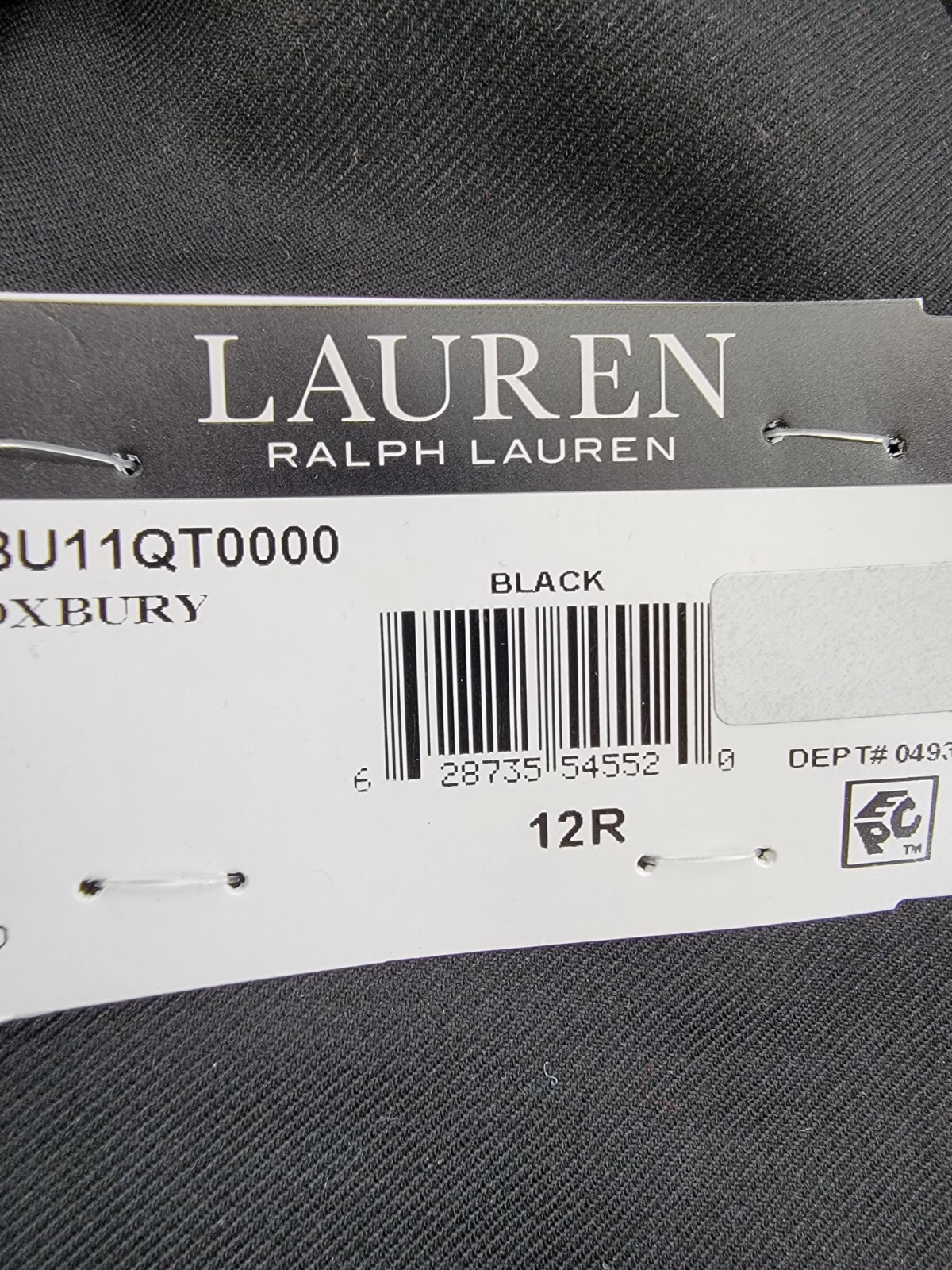 Lauren Ralph Lauren Solid Classic Suit Jacket Big Boys 12R Black Long Sleeve - Picture 18 of 18