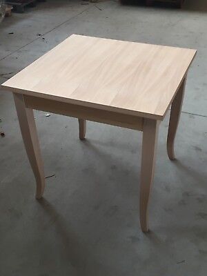 Tisch 80X80 Befestigt IN Holz Rau Kochen BAR Restaurant, Decoupage