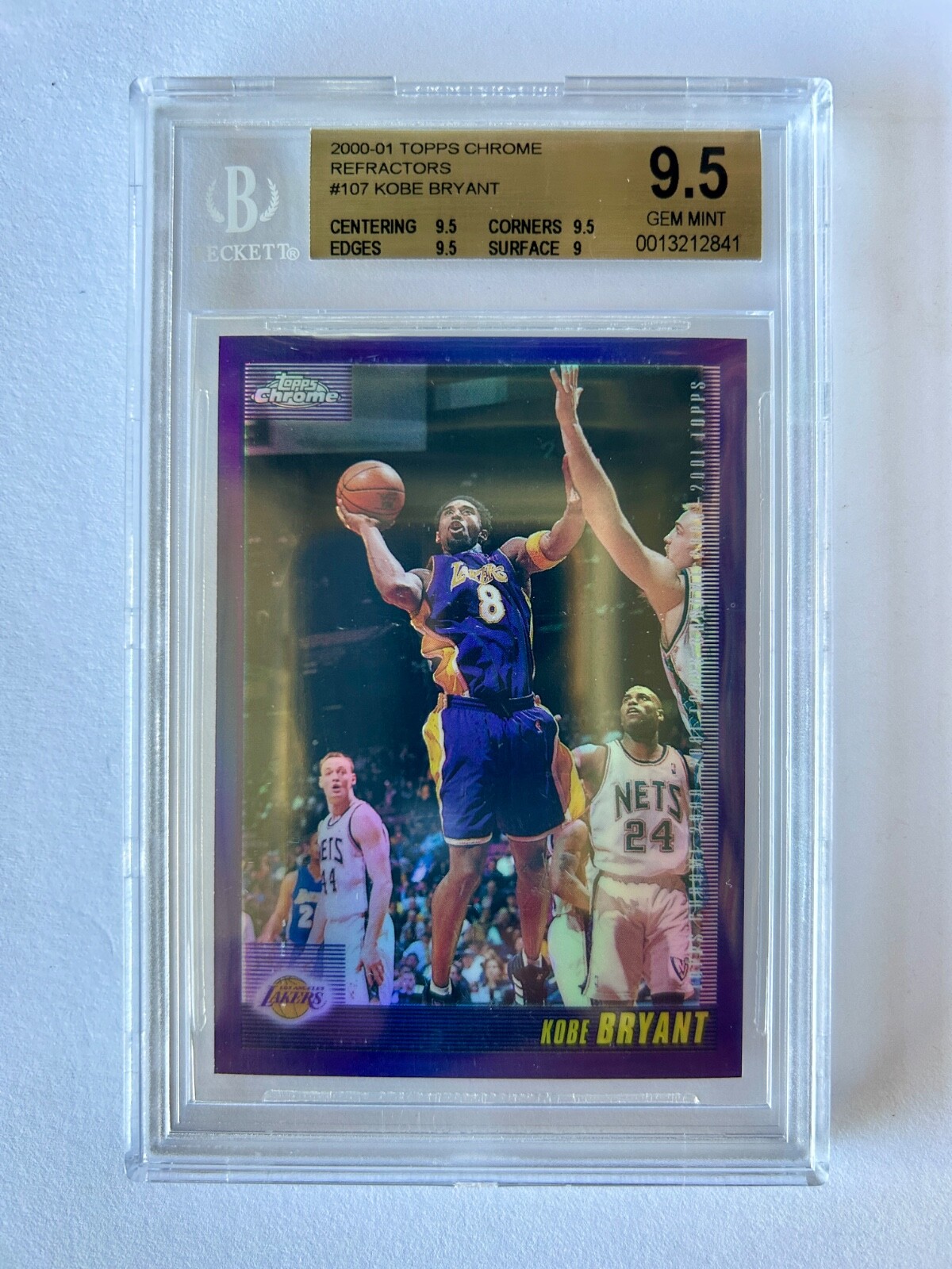 2001 Topps Chrome #FF06 Kobe Bryant Fast And Furious