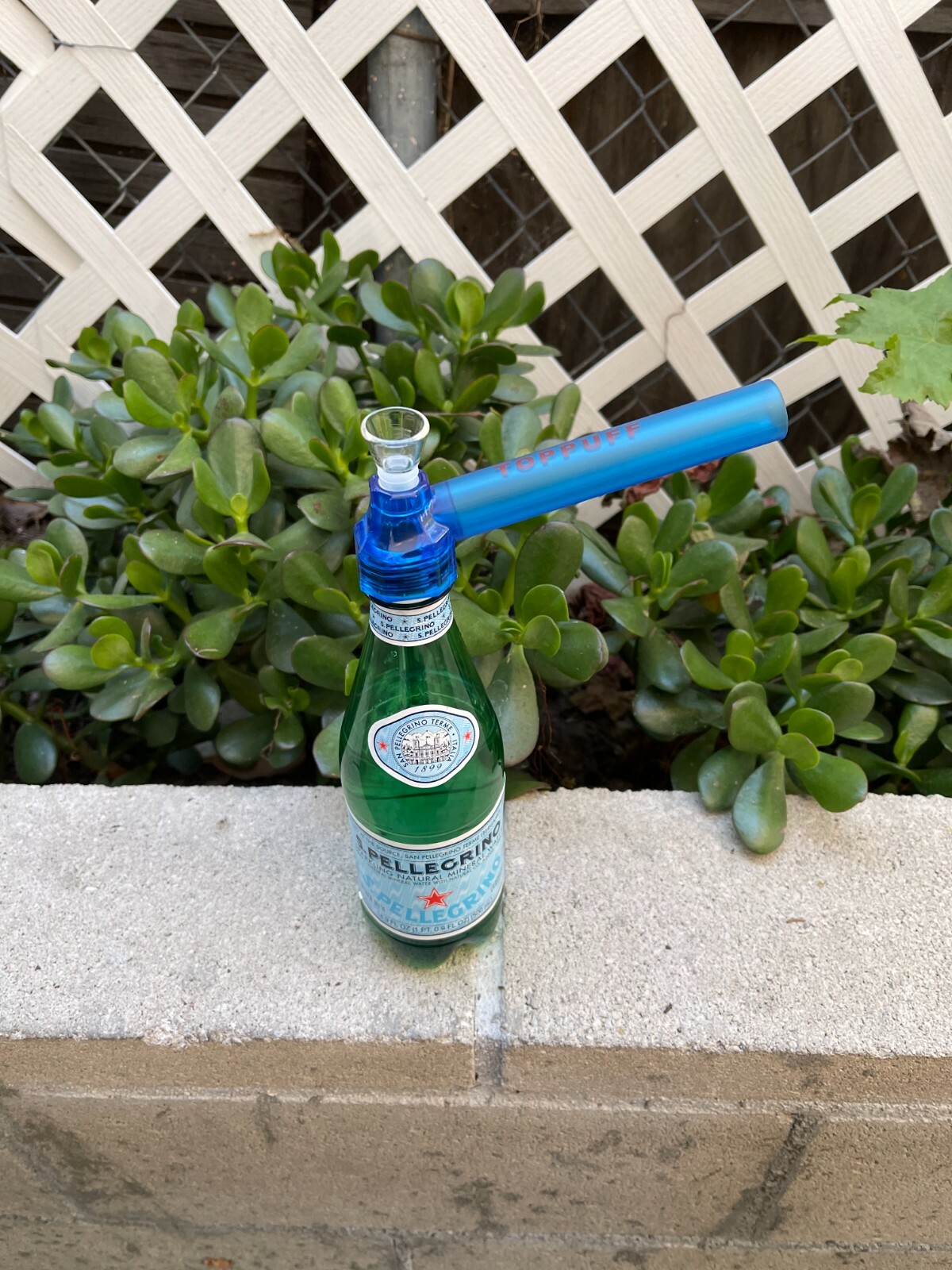 Portable Hookah Screw on Bottle Converter Mobile Water Glass Bong