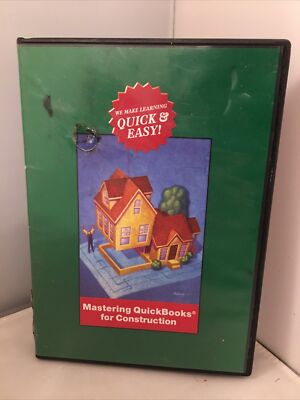 Mastering QuickBooks For Construction 3 CD's/DVD