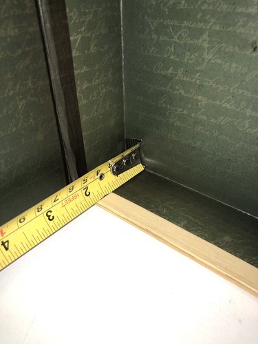 Faux False Book Secret Storage Wood Box Bookshelf Hiding Place 6.5 x 2.25 x 8.5