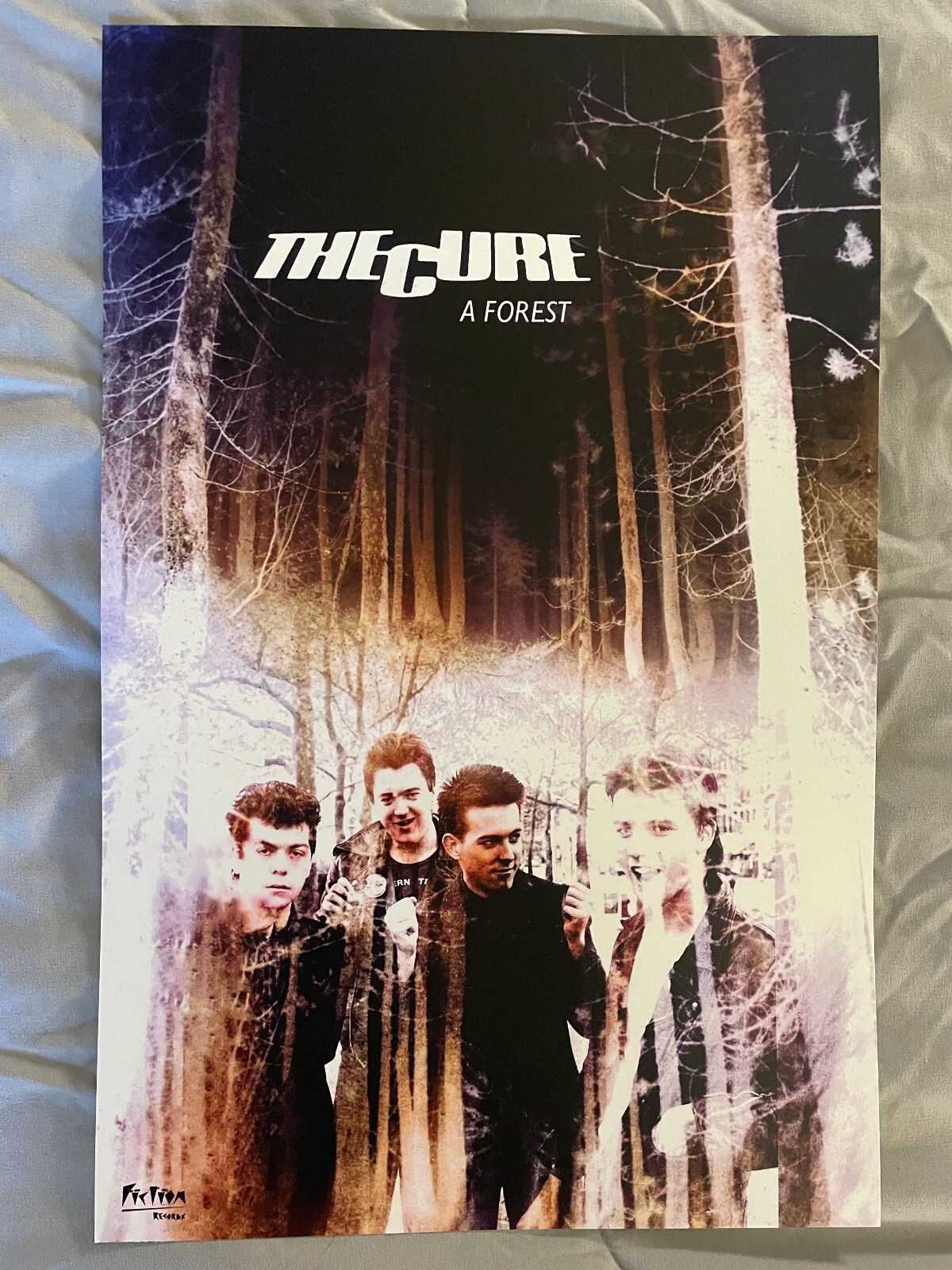 The Cure - A Forest - Colorized- 11x17 Poster Print