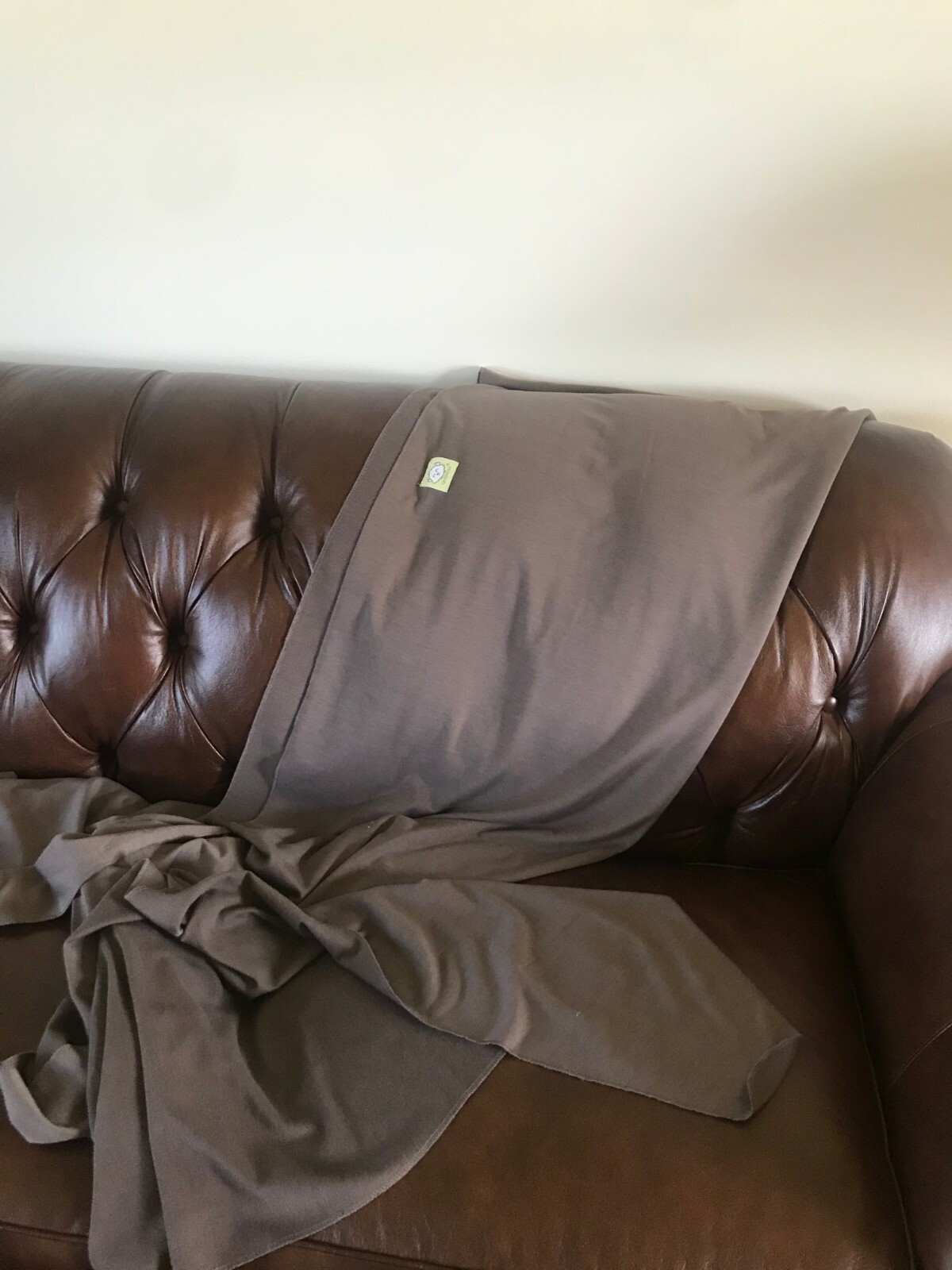Gently Used Keababies Large Taupe Colored Baby Wrap Carrier Scarf – 22 x 200 inc