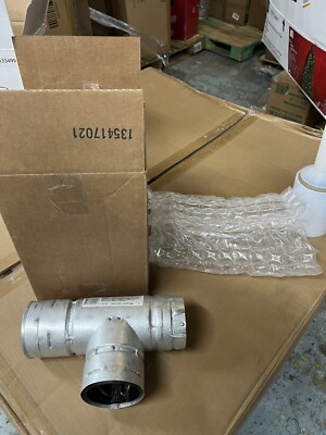Duravent PelletVent 3PVL-T Tee With Cleanout Type L Low Temperature Vent