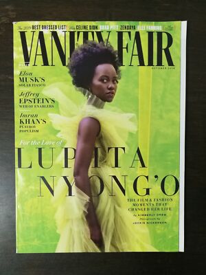 Vanity Fair Magazine October 2019 - Lupita Nyongo - Elon Musk - Imran Khan