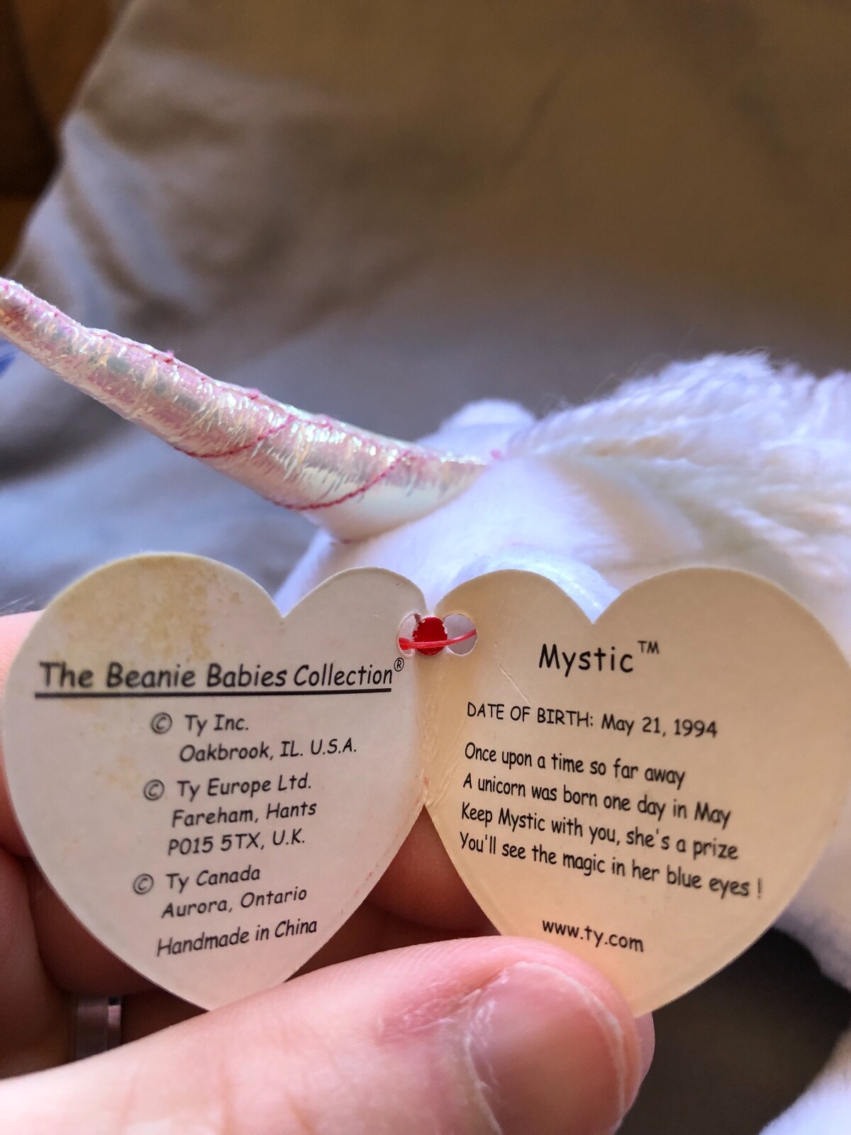 TY Beanie Baby Mystic the Unicorn- ALL 3 VERSIONS!