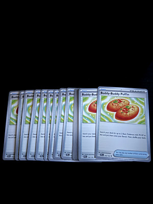 Pokemon TCG - Buddy-Buddy Poffin Uncommon SV05 144/162  x1  NM/M 