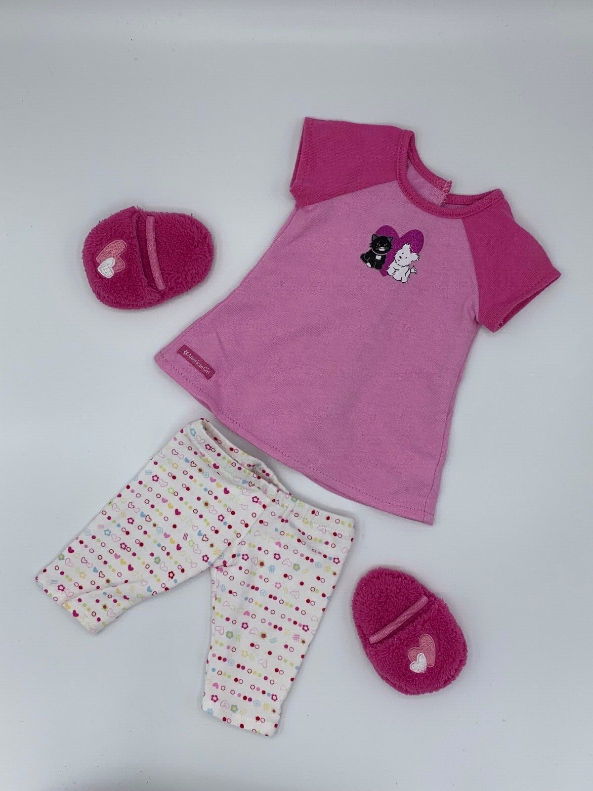 AMERICAN GIRL I LOVE PETS PAJAMAS OUTFIT